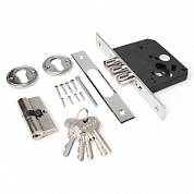 Картинка Замок врезной цилиндровый Apecs 91/60-CR хром